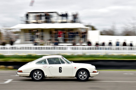 Tuthill Porsche podium at Goodwood Historics