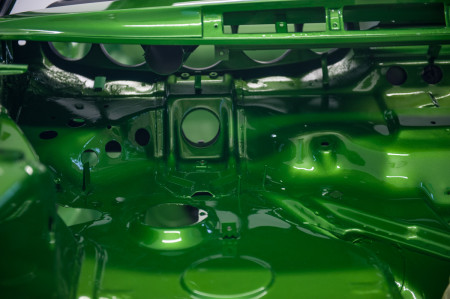 Tuthill Porsche 911 restoration paint green 3