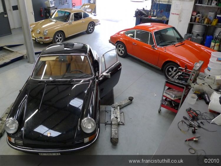 Early 911 service day at Tuthill Porsche